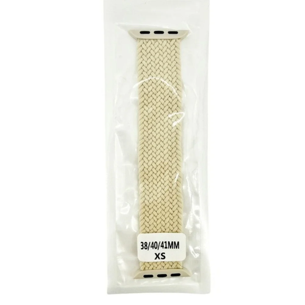 2 Pack Braided Solo‎ Loop Watch Bands 38/40/41mm XS Woven Apple Watch Sports NEW